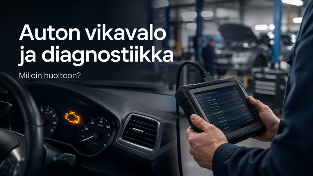 Auton vikavalo ja diagnostiikka: milloin huoltoon?