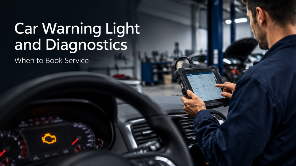 Car Warning Light and Diagnostics: When to Book Service