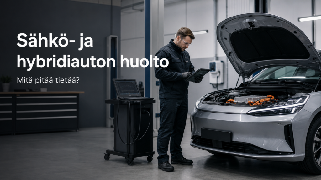 Sähkö- ja hybridiauton huolto: mitä pitää tietää?